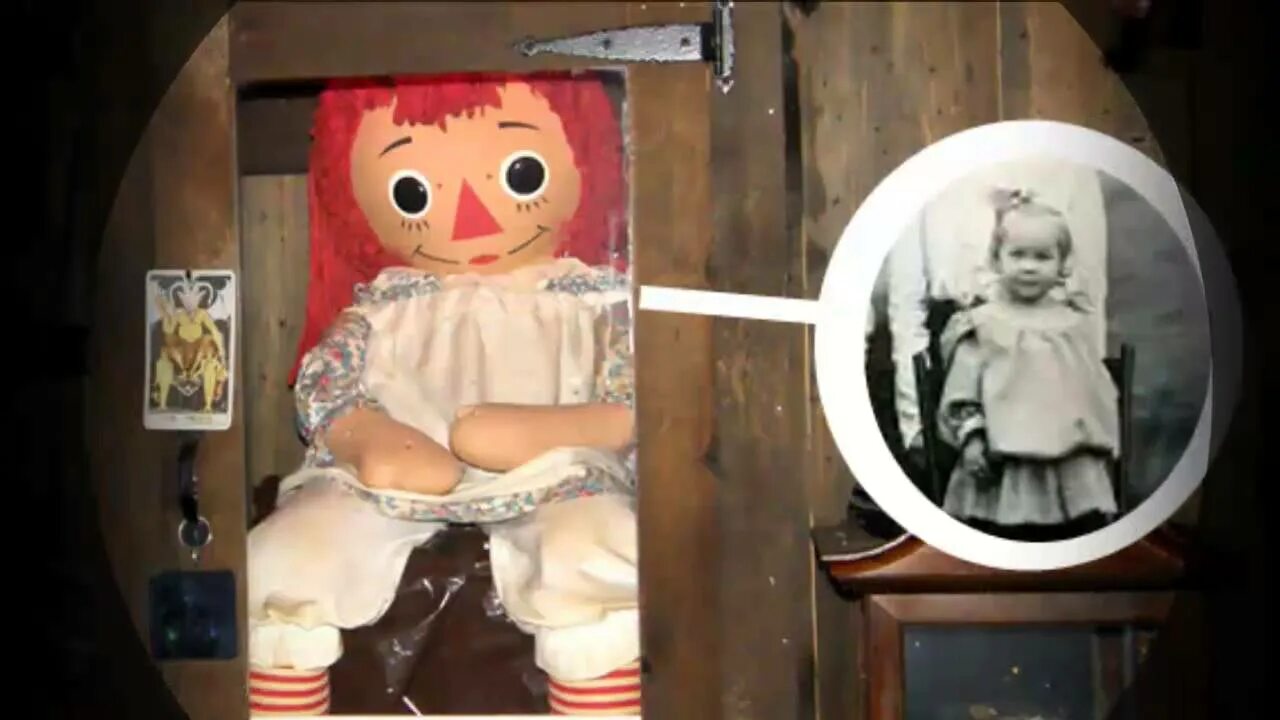 Реальная кукла аннабель фото 6 datos terroríficos sobre 'Annabelle' la muñeca diabólica - YouTube