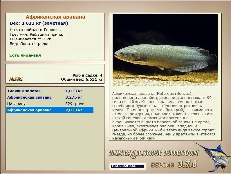 Реальная рыбалка рыбхоз на что ловить арапайма РУССКАЯ РЫБАЛКА Installsoft Edition