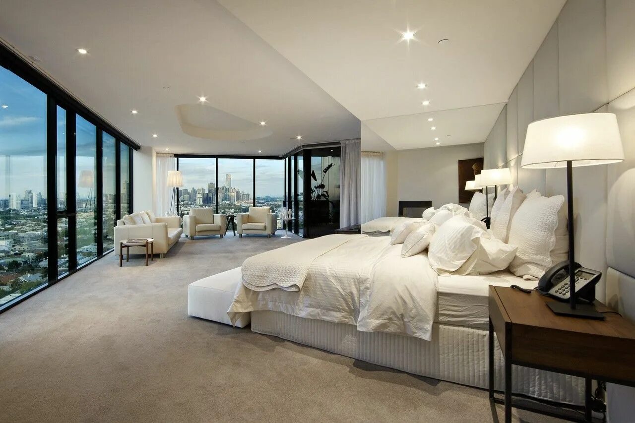 Реальные фото красивых спален House of the Day: A Beachfront Penthouse in Australia—Photos Dream bedroom luxur