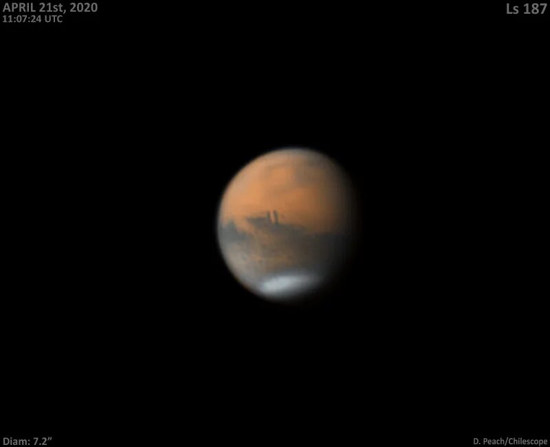 Реальные фото планет с телескопа Mars apparition 2020-21