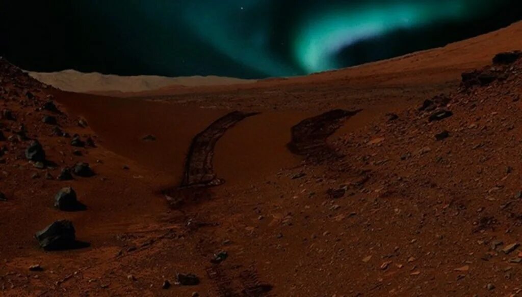 Реальные фото поверхности планет Blue Auroras on Red Planet? Mars Astronauts May Be Able to See Them