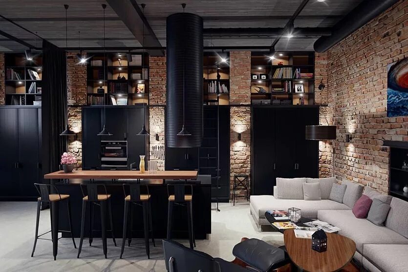 Charming Industrial Loft In New Taipei City Apartamento industrial, Diseño de in