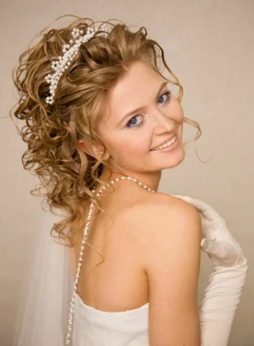 Реальные прически medium curly wedding hairstyles - Google Search Hair styles 2014, Long hair styl