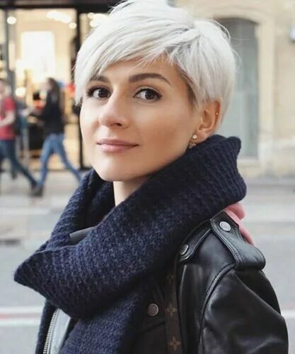 Реальные женские стрижки Short Cut Silver Gray Pixie Cut Wigs for Women Party Daily Wear Synthetic Hair e