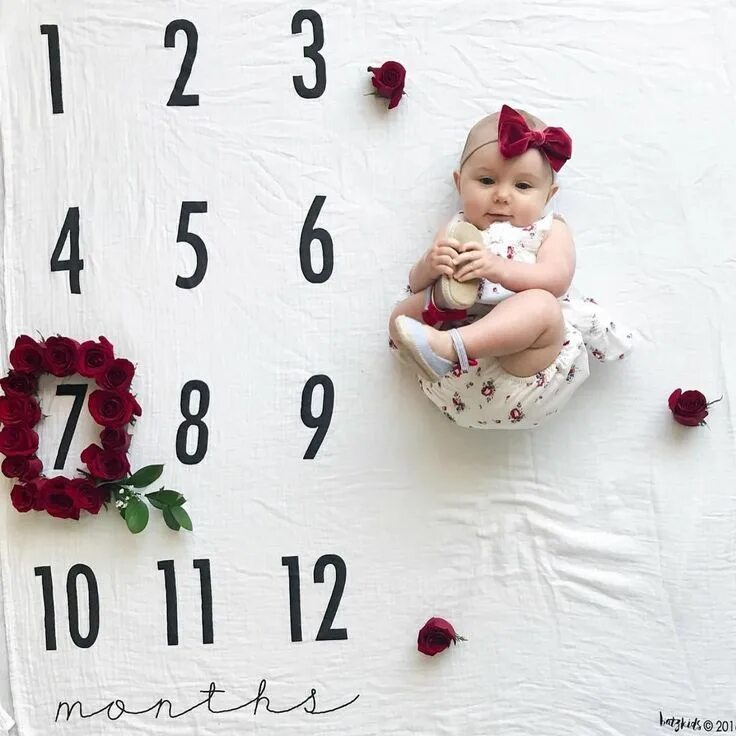 Ребенок месяц фото цифр 1 Pinterest Baby photoshoot, Baby calendar, Newborn baby photography