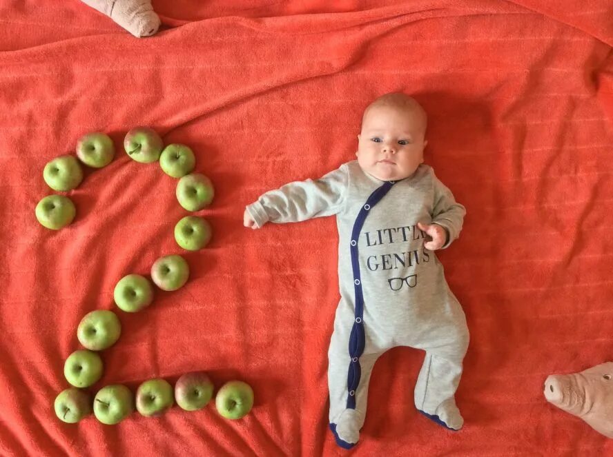 Ребенок месяц фото цифр 1 4 подсказки для удачной фотосессии младенца