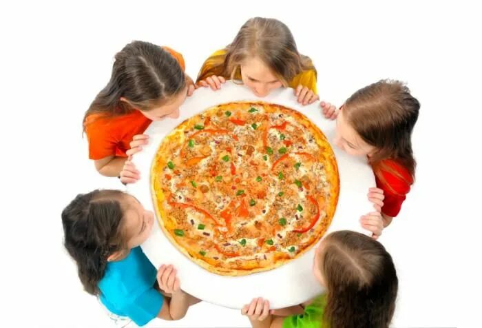 Ребенок пицца фото American kids are eating a lot of pizza - what are the health implications? Chil