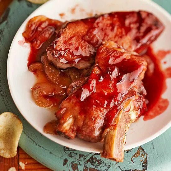 Ребрышки в соусе фото bhgfood Pork ribs, Pork rib recipes, Slow cooker bbq