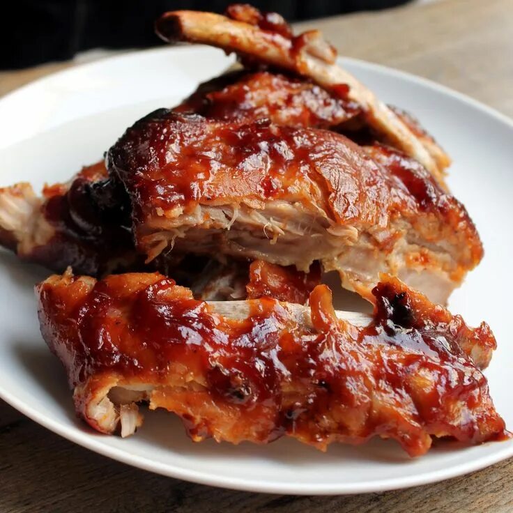 Ребрышки в соусе фото The Stay At Home Chef: The Secret to Crockpot Ribs (Slow Cooker) Rib recipes, Sl