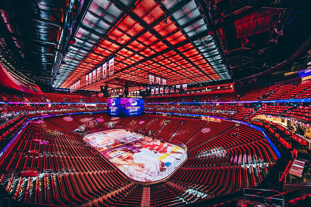 Ред арена фото Little Caesars Arena - Detroit Red Wings