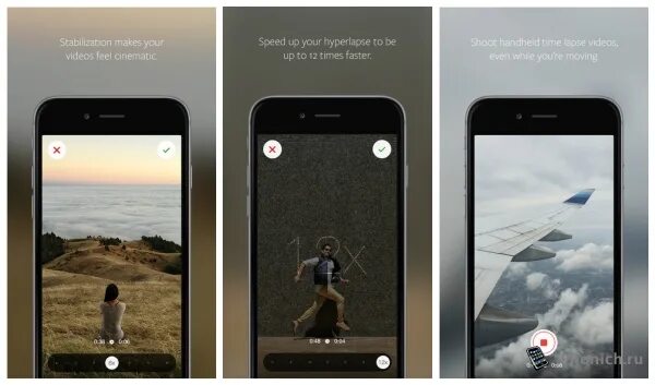 Редактирование фото бесплатно на айфон Hyperlapse от Instagram