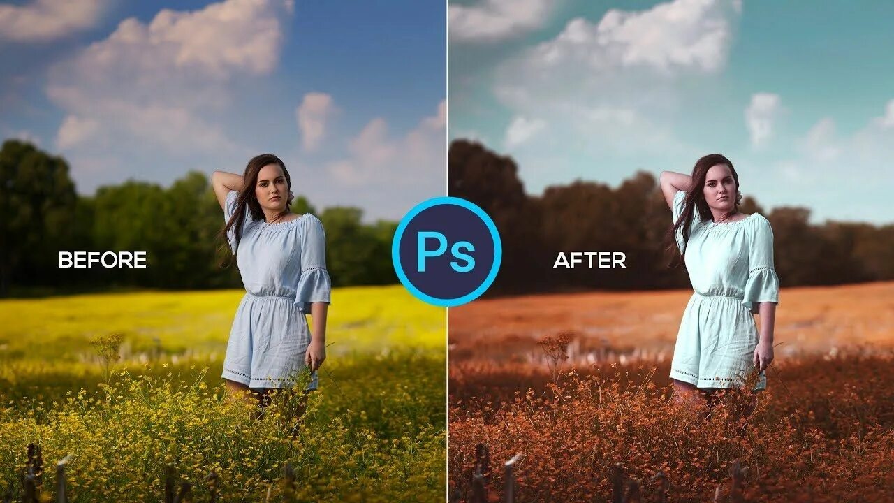 Редактирование фото с заменой фона Color Correction Photoshop action or Preset Download Color correction photoshop,