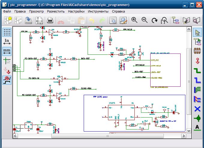 Редактор электрических схем Графический редактор схем EESchema - Kicad - САПР - Инструкции - Портал радиолюб