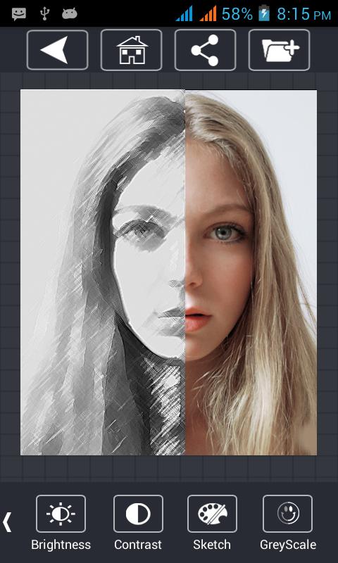 Редактор фото черно белый Photo Editor - Effect Sketch APK pour Android Télécharger