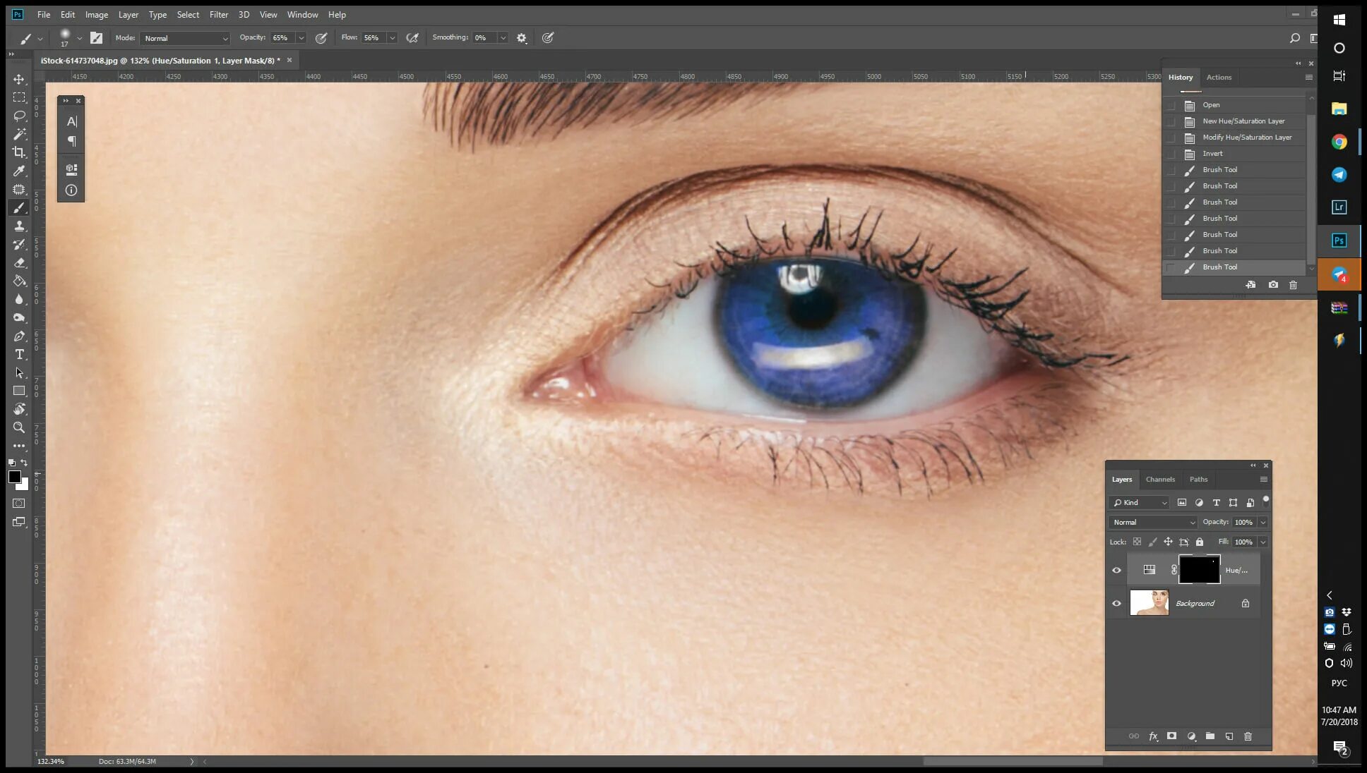 Редактор фото глаз How to Change Eye Color in Photoshop (+FREE Actions)