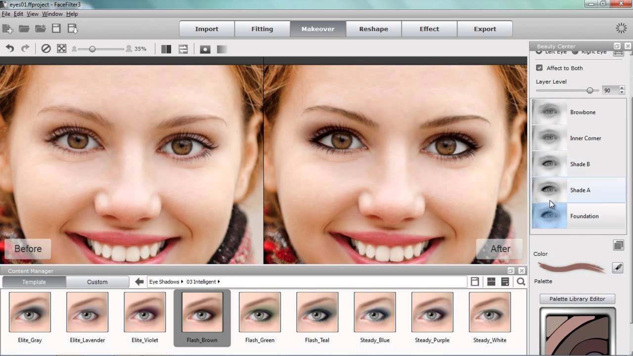 Редактор фото макияж лица бесплатно FaceFilter3 Tutorial - Creating Custom Eye Makeup Templates Custom eyes, Eye mak