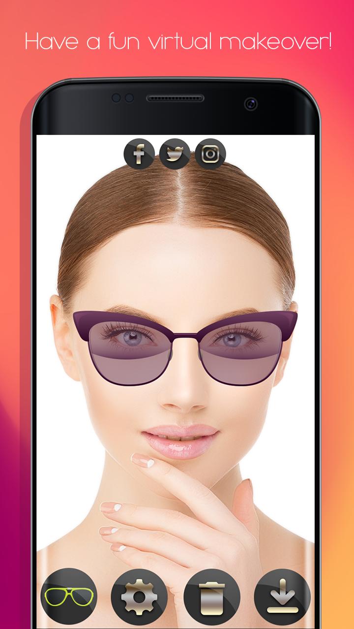 Редактор фото очки Glasses on My Face - Sunglasses Photo Editor APK for Android Download