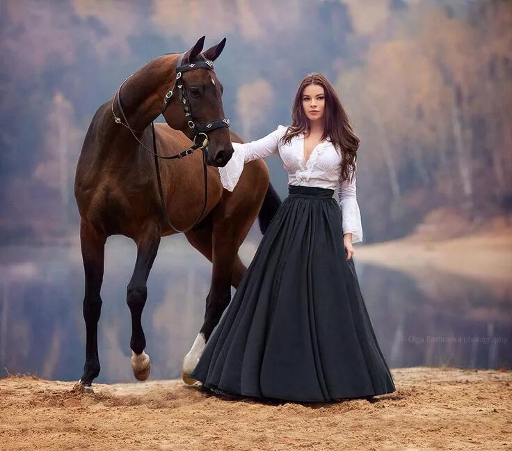 Редактор фото с лошадьми верхом Olga Bazhutova on Instagram: "#akhalteke #akhaltekehorse #girl #autumn #equine #