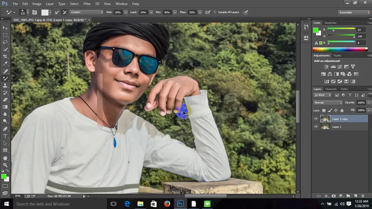 Редактор фото стиль normal editing photoshop cc 2019 mr photographer - YouTube