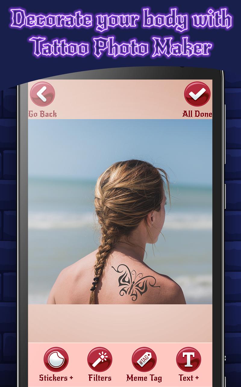 Редактор фото тату Android ডাউনলোডের জন্য Tattoo Maker - Tattoo Editor APK