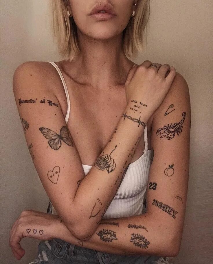 Редактор фото тату Pinterest: Kblyigit Dövme deseni, Mini tattoos, Dövmeli kızlar