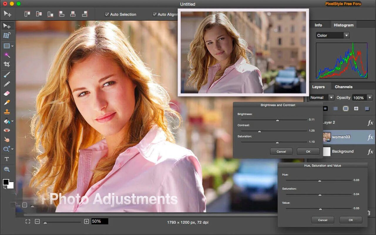 Редактор стилей фото онлайн Pixelstyle Photo Editor Pro for Mac - only $12! - MightyDeals