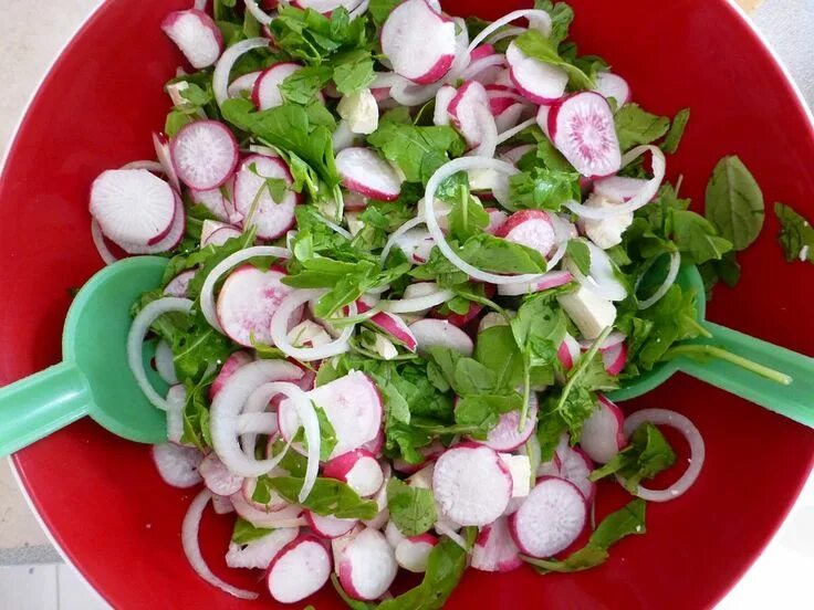 Редиска фото салат vegetable gardening Salad, Eat salad, Fresh salad recipes