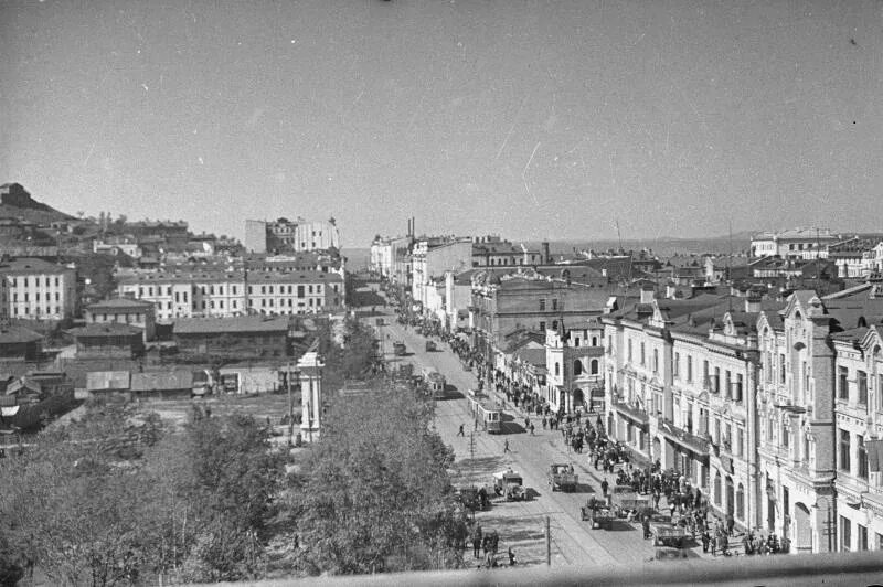 Редкие фото старого владивостока Владивосток - Исторические фотографии - трамвай (1946-1970) - Фото - Городской э