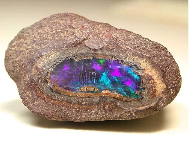 Редкие камни фото Inside a Rough Opal Crystals and gemstones, Crystals, Minerals and gemstones