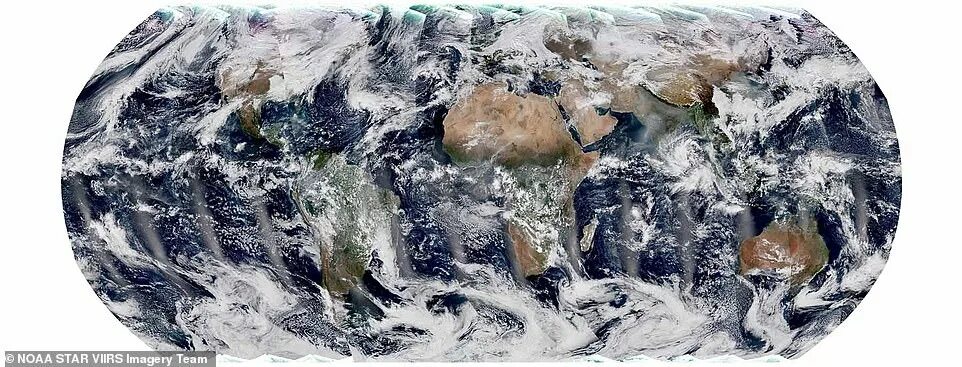 Редкие земли фото Stunning global picture of Earth taken by a NASA satellite