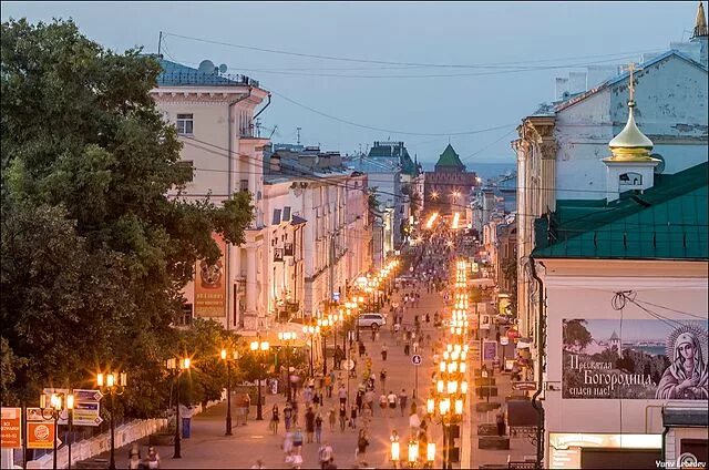 Редкости большая покровская ул 93 фото Файл:Bolshaya Pokrovskaya Street in Nizhny Novgorod.jpg - Википедия