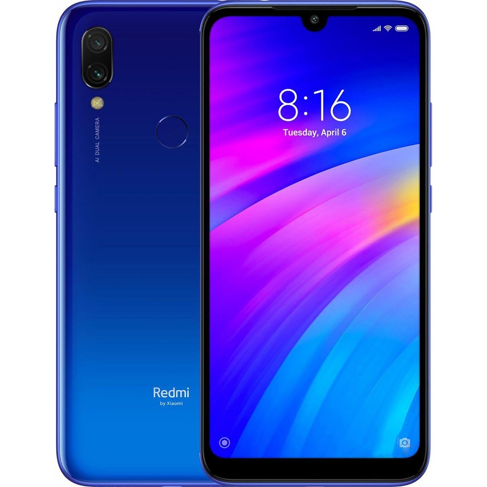 Редми 7 фото Купить Смартфон Xiaomi Redmi 7 32GB синий в Краснодаре