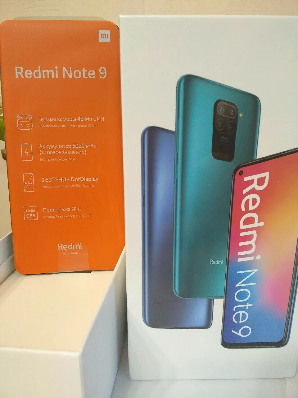 Редми 9 про фото телефона Xiaomi Redmi Note 9 4/128Gb NFC Green, новый, гарантия - 12 700 руб. - Общение -