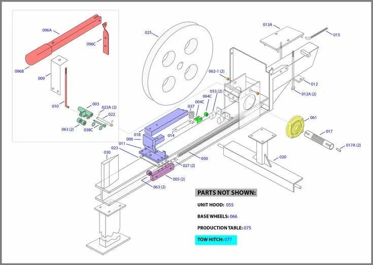 Реечный дровокол своими руками чертежи фото инструкции SuperSplit Parts Diagram en 2020 Leña, Carpinteria y Herramientas