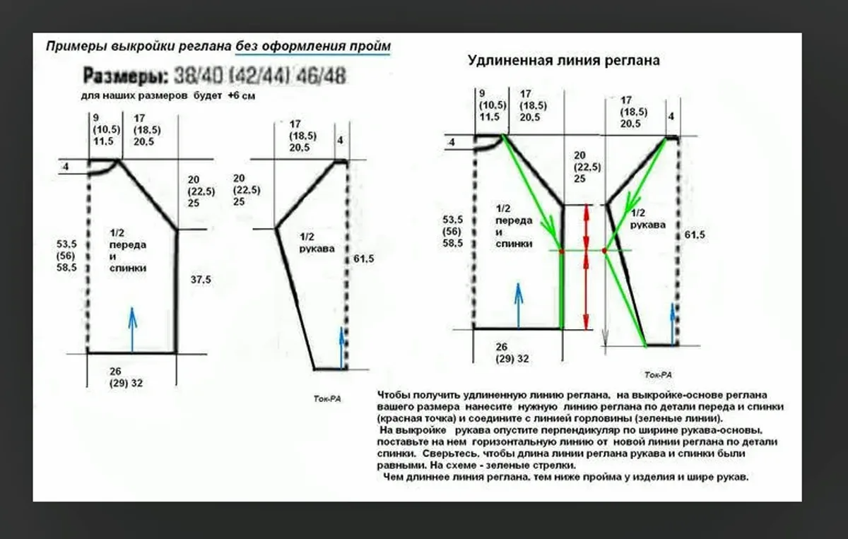 Реглан спицами снизу модели со схемами выкройка реглана на 48 размер: 2 тыс изображений найдено в Яндекс Картинках Выкр