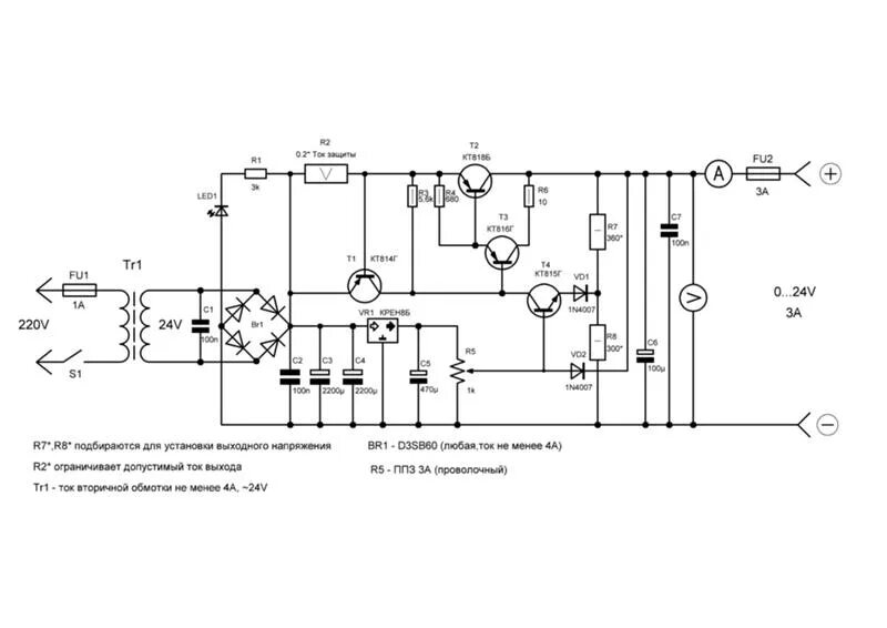 Регулированный блок питания своими руками схемы Ответы Mail.ru: Замена трансформатора в блоке питания.