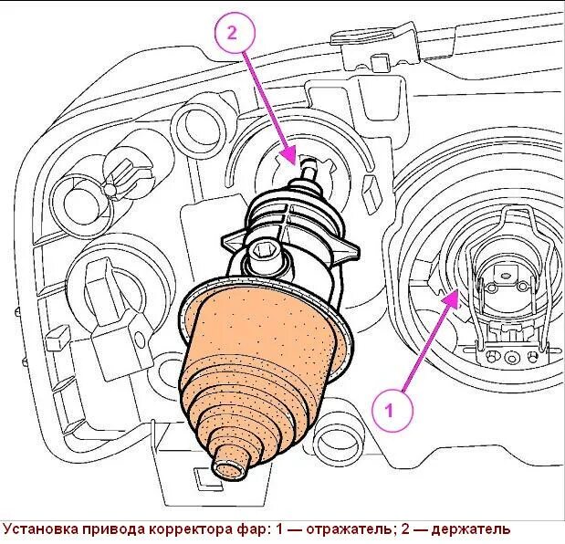 Регулировка фар ларгус своими руками схема Лампы ближнего света, противотуманные фары и ДХО (ходовые огни) на Lada Largus: 