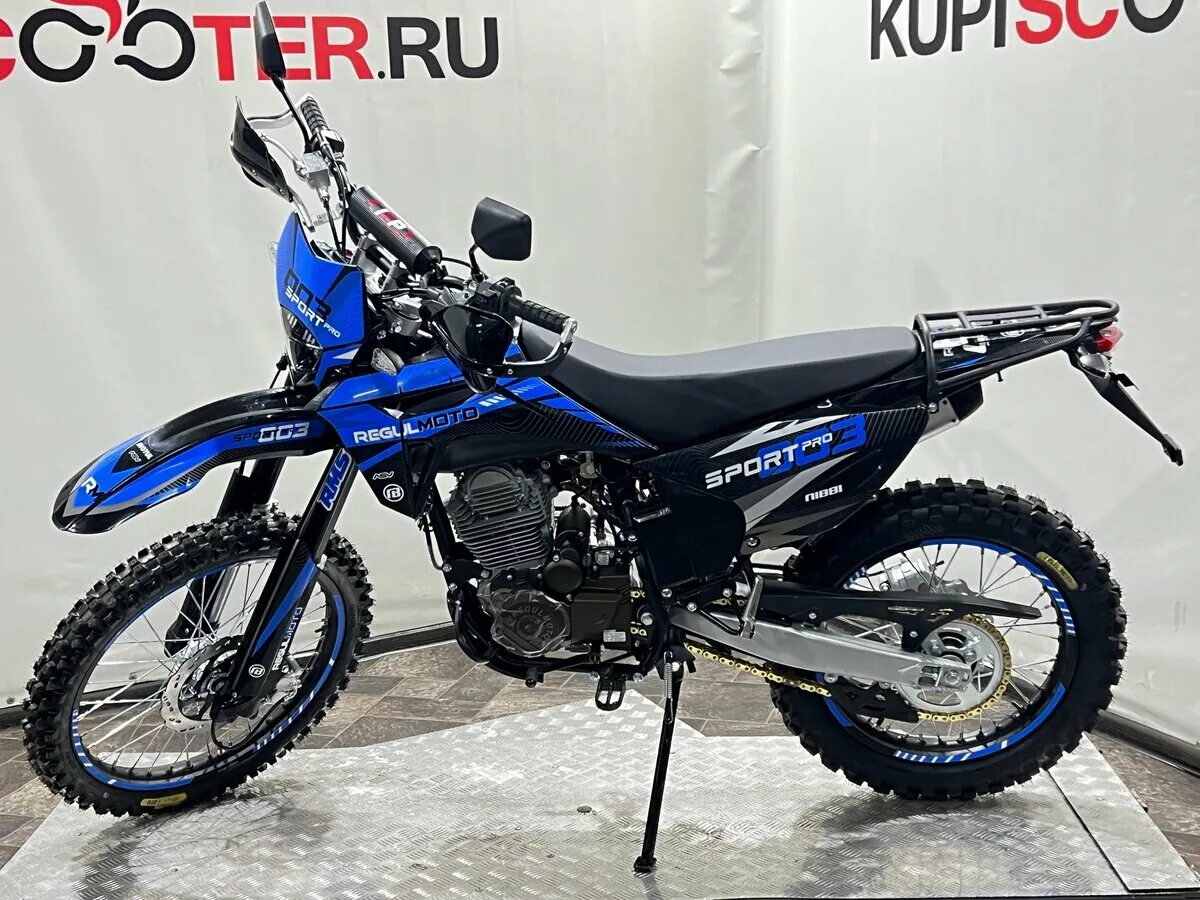 Регулмото спорт 003 фото Купить новый Regulmoto Sport 003 PR PRO карбюратор 5 передач в Москве: синий вне