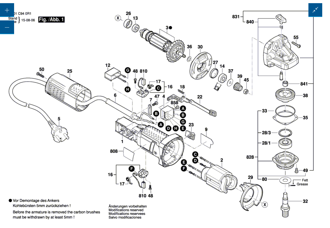 Регулятор болгарки бош схема Gws 750 125 bosch - CormanStroy.ru