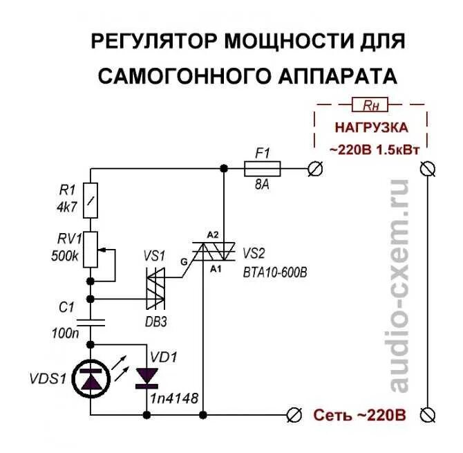 Регулятор мощности для тэна своими руками схема Регулировка тэнов: найдено 85 изображений