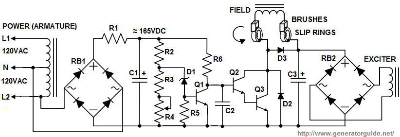 Регулятор напряжения 2.5 кв для бензогенератора схема Automatic Voltage Regulator (AVR) for Generators in 2020 Voltage regulator, Gene