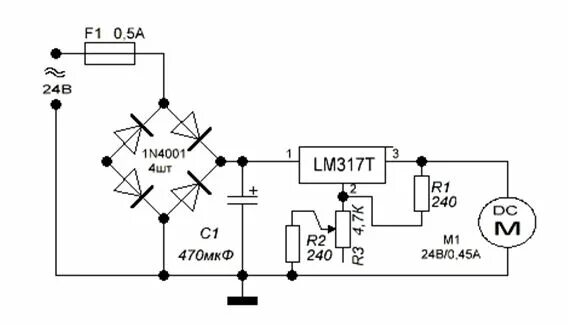 Регулятор оборотов электродвигателя 220в схема своими руками Как уменьшить обороты двигателя 220в
