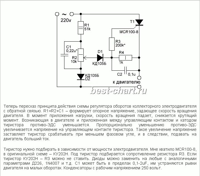 Регулятор оборотов электродвигателя своими руками схема Мощный тиристорный регулятор напряжения своими руками: Тиристорный Регулятор Нап