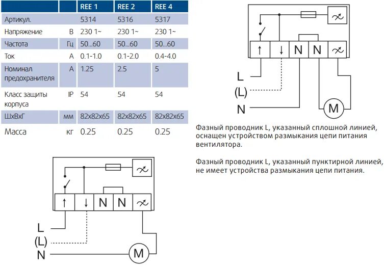 Регулятор скорости sty 1 5 схема подключения Регуляторы скорости REE - ОВК Компани