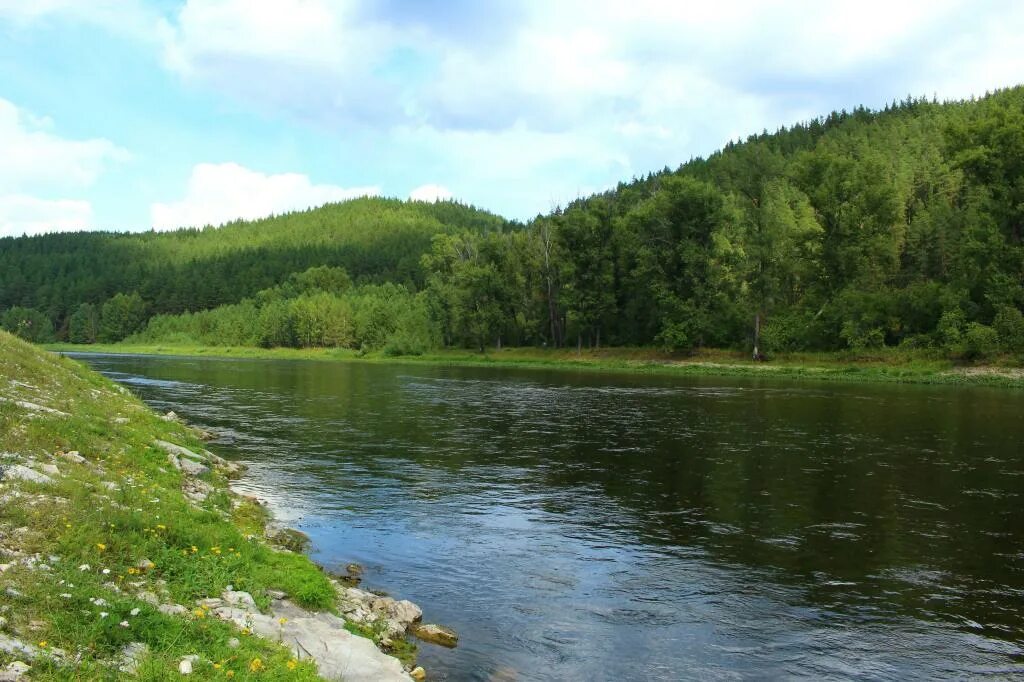 Река ай башкирия фото В Башкирии выпрямят русло реки Ай