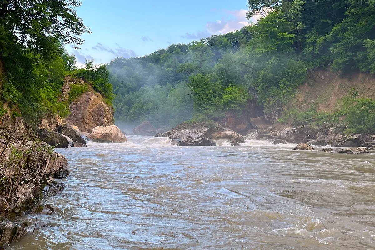 Река белая фото Станица Даховская