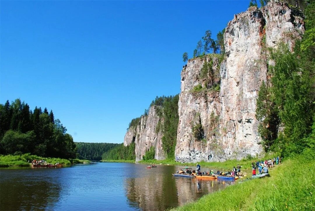 Река чусовая фото Река Чусовая. Урал. Водопады, Озера, Путешествия