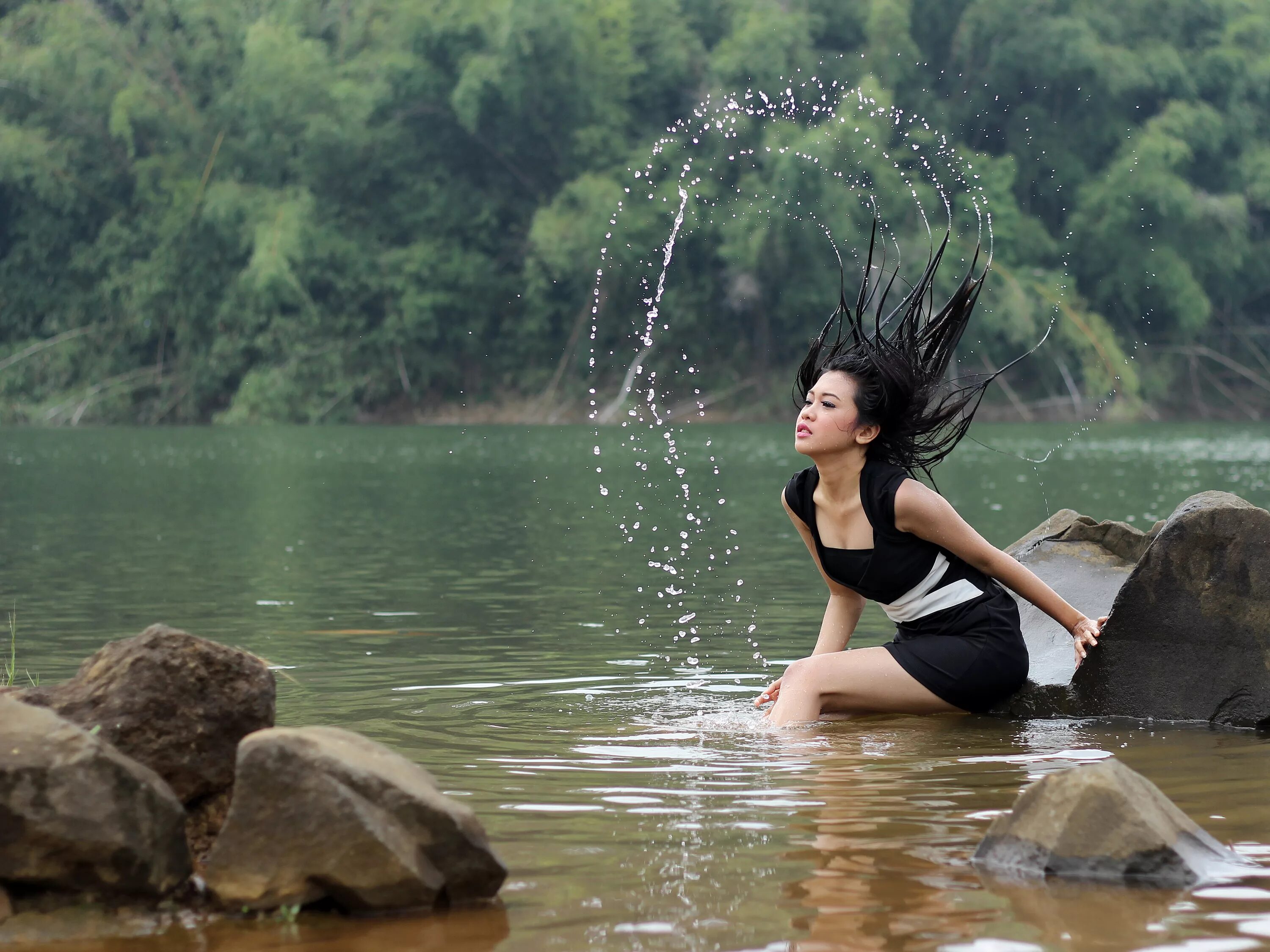 Река девки фото Free Images : sea, woman, hair, lake, river, female, model, jungle, fashion, bod