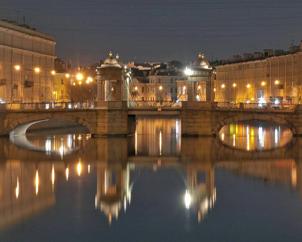 Река фонтанка в санкт петербурге фото Fontanka river. View of the bridge named after Lomonosov. Город, Санкт петербург