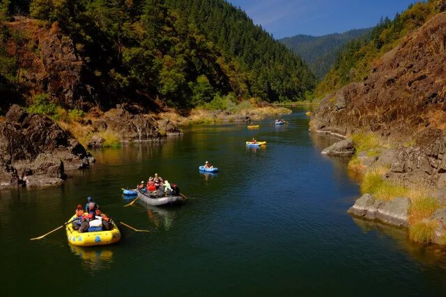 Река фото отдых Rogue River Rafting Family Vacations with ECHO River Trips, rogue river